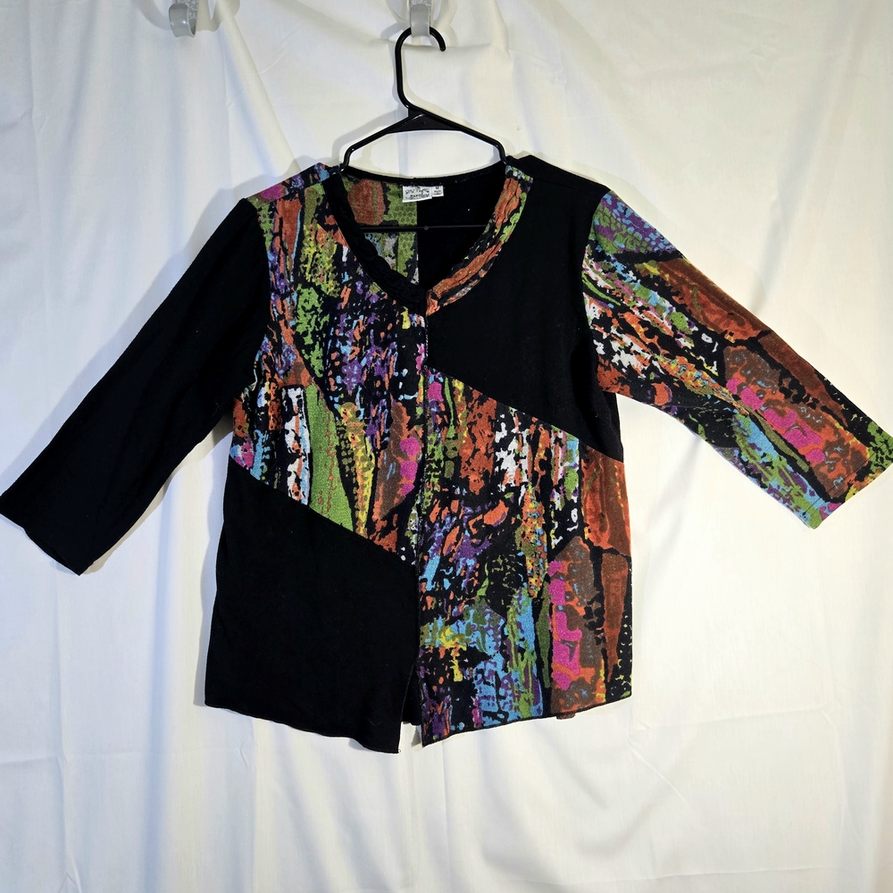 Parsley & Sage Colorful Long Sleeve Top